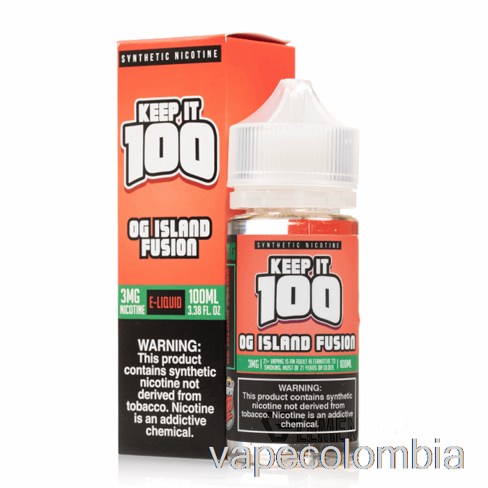 Vape Desechable Fusion - Keep It 100 E-líquido - 100ml 3mg